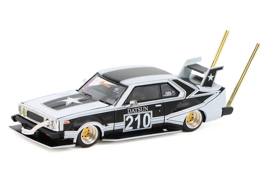 1:64 NISSAN Skyline C210 Bosozoku Style , black/white - PR640073