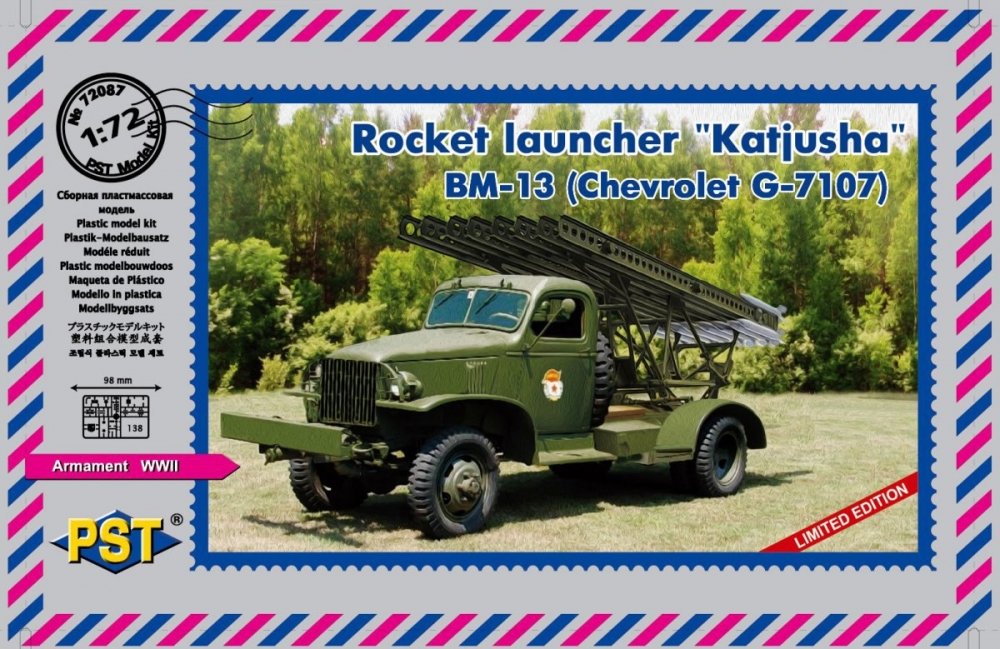 1:72 Сборная модель БМ-13 (Chevrolet) - 72087