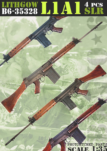 1:35 Lithgow L1A1 SLR, 4 шт. - B6-35328