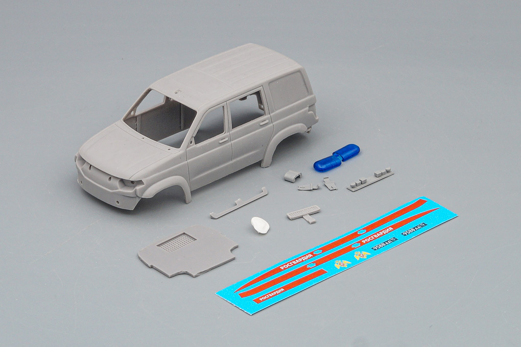 1:43 Набор для конверсии УАЗ-3163-015 Патриот Росгвардия - MAX-K052