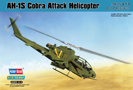 1:72 Сборная модель AH-1S Cobra Attack Helicopter - 87225