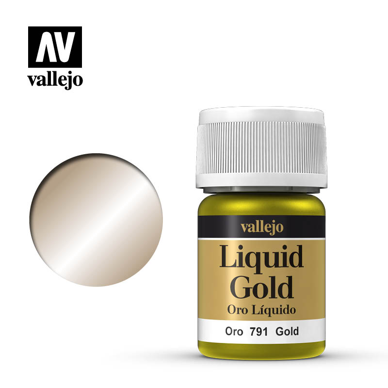 Краска металлическая лаковая Золото/Gold - 70791