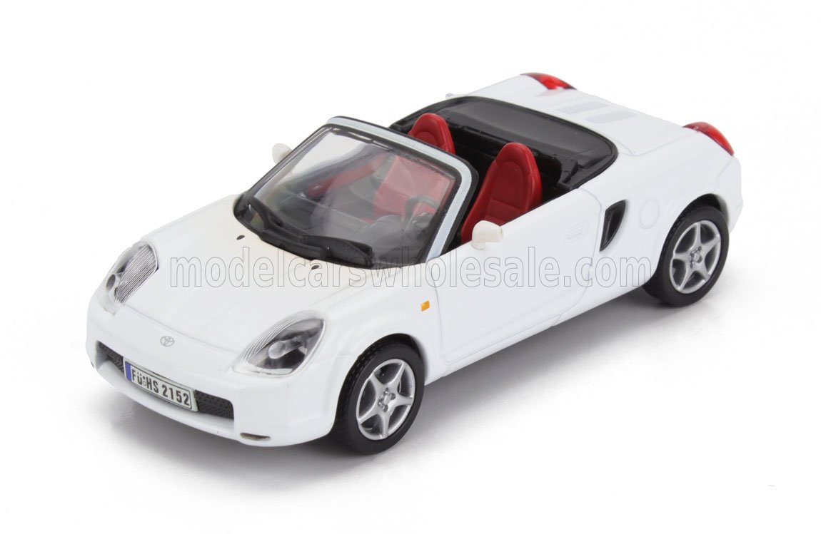 1:43 TOYOTA Mr2 Spider Cabriolet Open (2000), White - ABDEA006