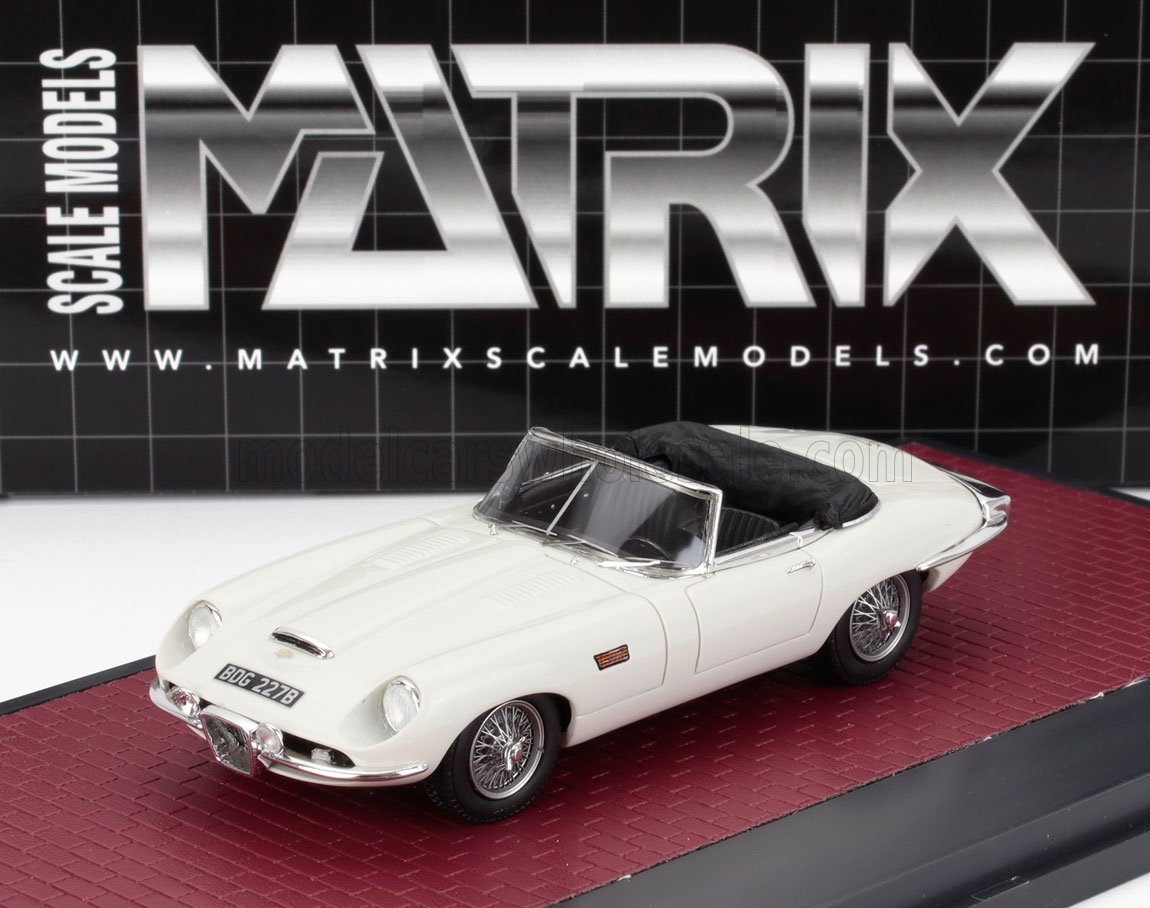 1:43 JAGUAR E-type Frua Roadster Open (1964), white - MX51001-101