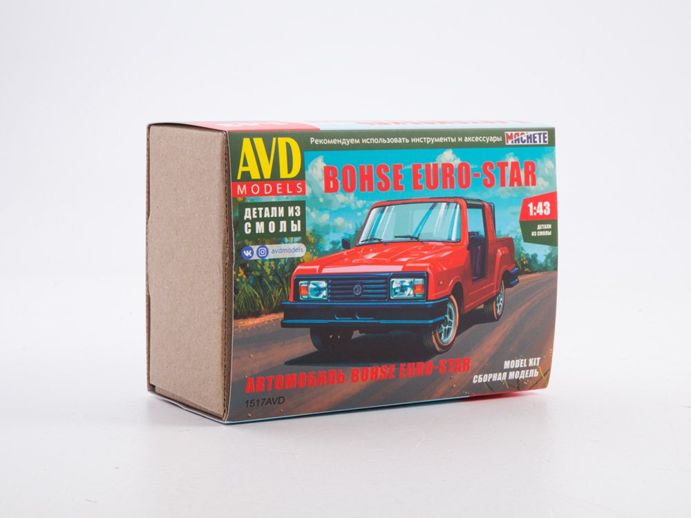 1:43 Сборная модель Bohse Euro-Star - 1517AVD