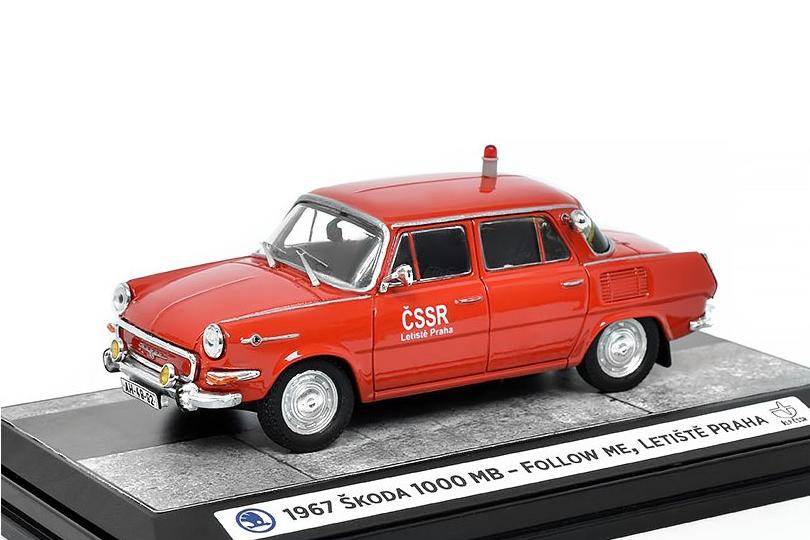 1:43 SKODA 1000 MB 'Следуйте за мной' Аэропорт Праги, Чехословакия (1967) - 43-23A