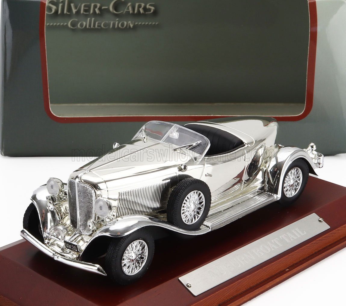 1:43 AUBURN Boat Tail Roadster (1933), Chrome - ACH035-ABSIC107