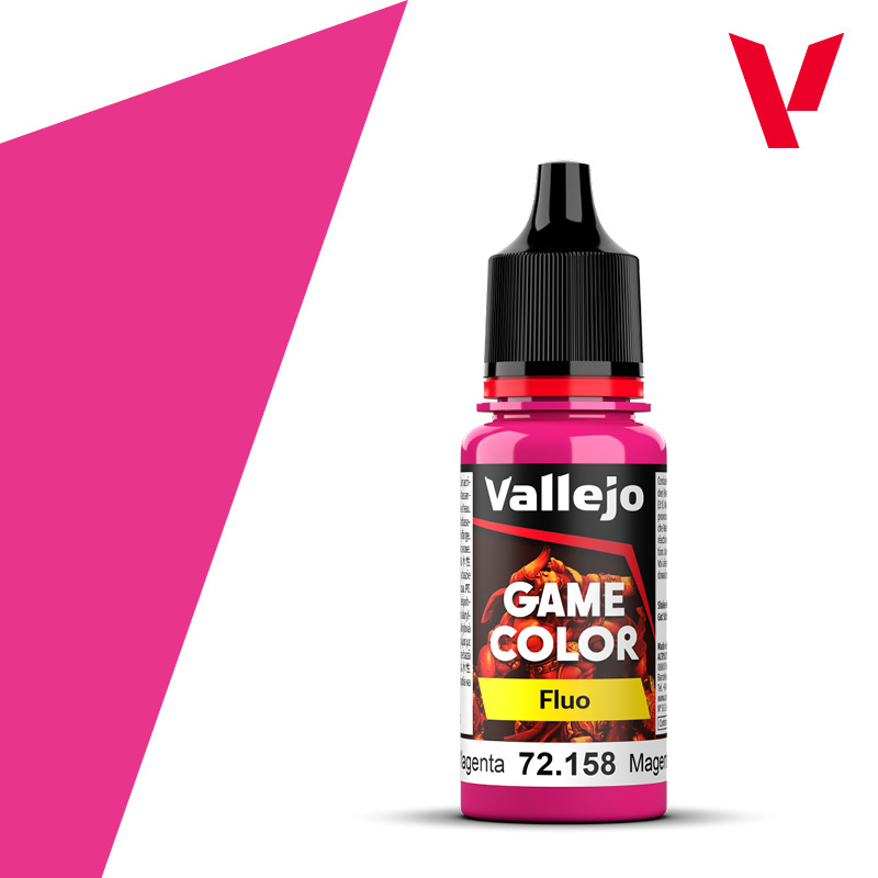 Краска акриловая краска Game Color Флуоресцентный пурпурный / Fluorescent Magenta, 18мл - 72158