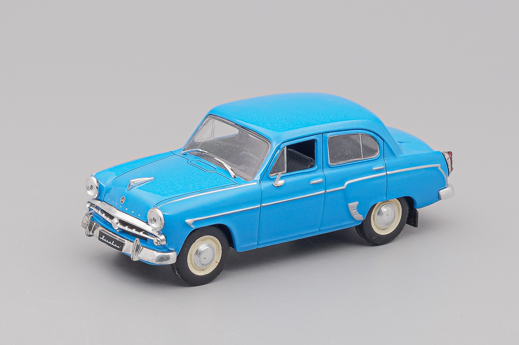1:43 МОСКВИЧ 407, Автолегенды СССР 1 (тестовый выпуск), голубой - AL001T-X1