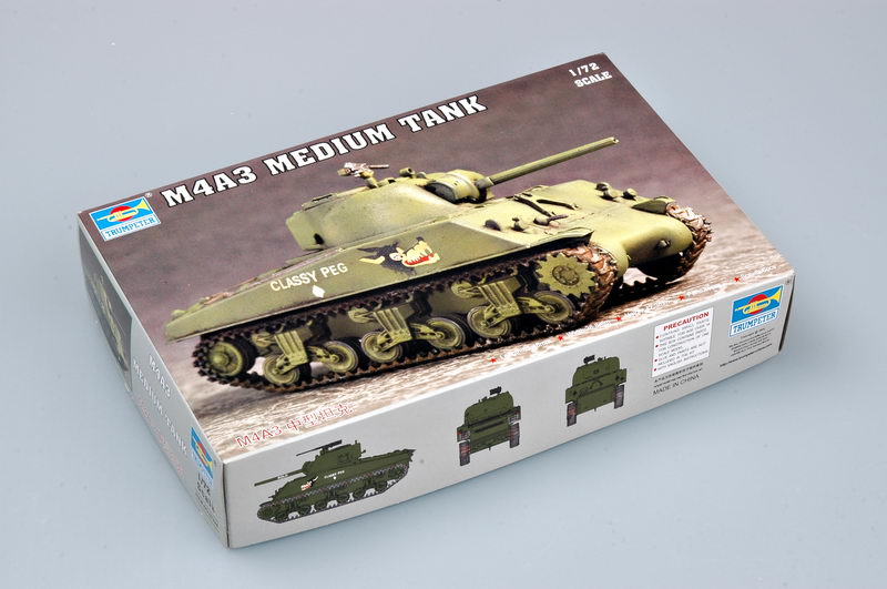 1:72 Сборная модель Американский средний танк M4A3 Sherman - 07224