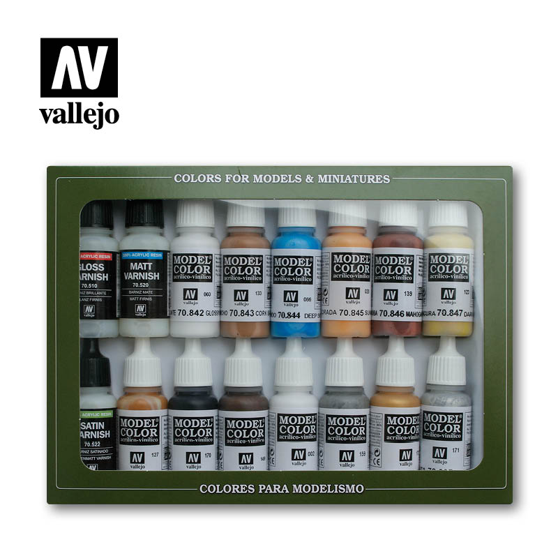 Краска акриловая `Model Color ' Набор Model Color №2 Folkstone Special (16цв.) - 70102