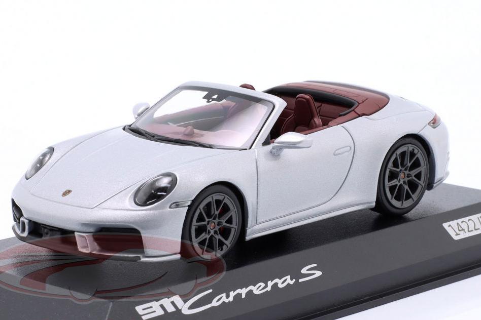 1:43 PORSCHE 911 (992.2) Carrera S Cabriolet (2024), ice grey metallic - WAP0200220T911