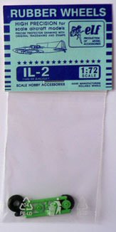 1:72 Колеса резиновые Советский штурмовой самолет Ил-2 - 7211