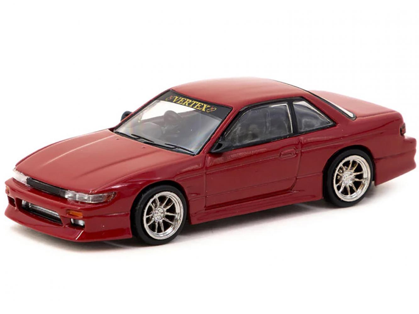 1:64 NISSAN Silvia S13, red - Nissan Silvia S13 Red