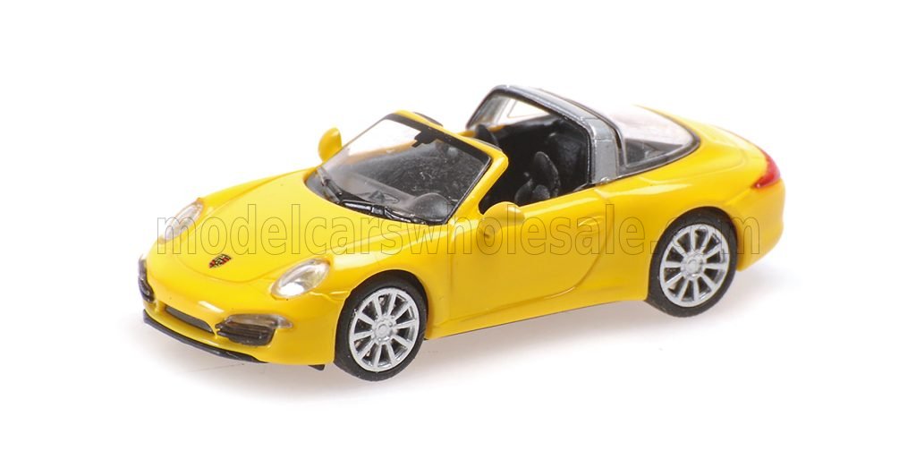 1:87 PORSCHE 911 991 Targa Cabriolet Open (2014), Yellow - 870068040