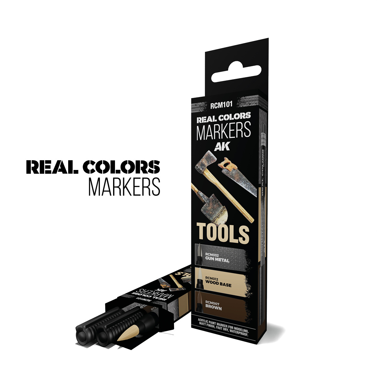 Набор акриловых маркеров серии RC 'Инструменты' / TOOLS – RC MARKERS SET - RCM101