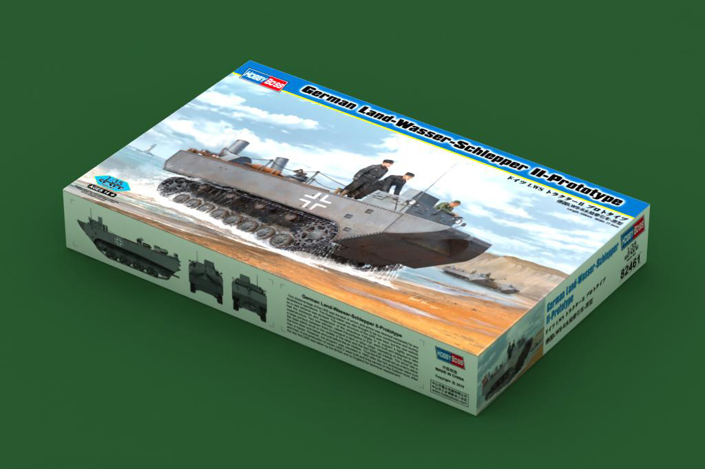 1:35 Сборная модель Амфибия German Land-Wasser-Schlepper II-Prototype - 82461