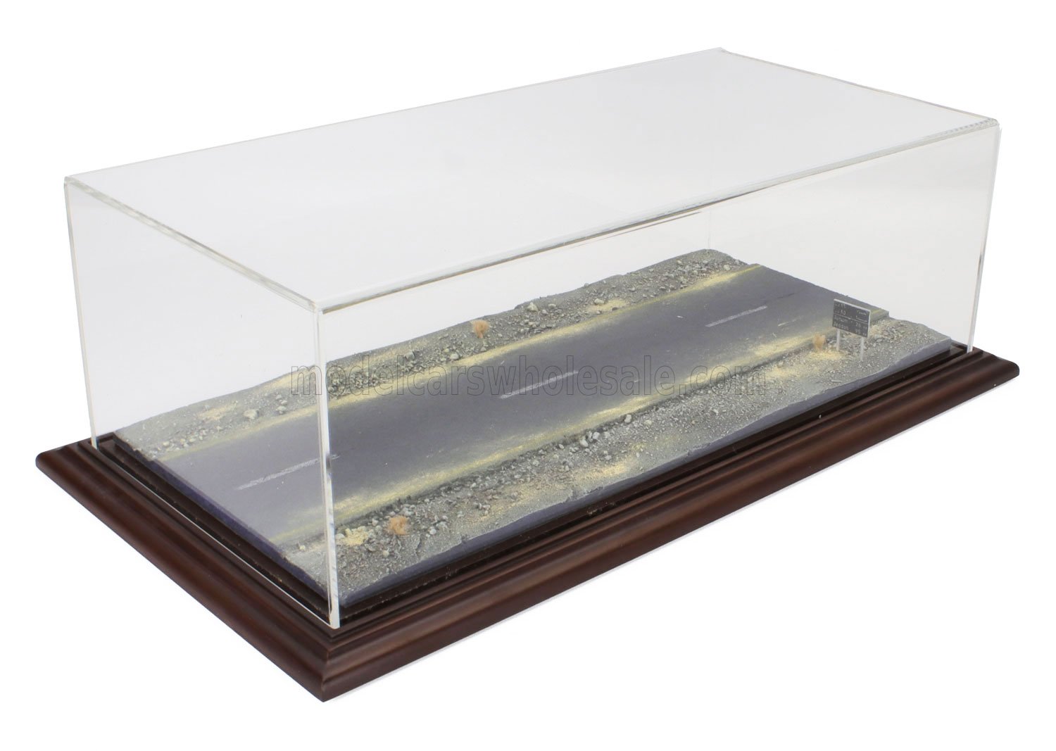 1:43 VETRINA DISPLAY BOX Diorama Base Strada Nel Deserto Lungh.lenght Cm 57.0 X Largh.width Cm 30.0 X Alt.height Cm 2.5 - Middle East Desert Base - Cover Lungh.lenght Cm 52.0 X Largh.width Cm 25.0 X Alt.height Cm 16.5, Various - ATL30205