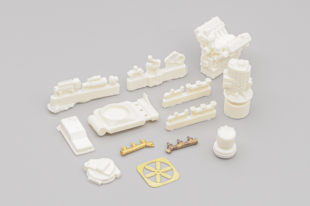 1:43 Сборная модель Двигатель ЯМЗ-236М2 - UMI190