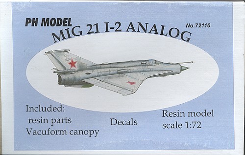 1:72 Сборная модель Самолет МиГ-21 И-2 'Аналог' - 72110