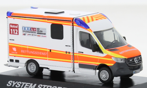1:87 MERCEDES-BENZ System Strobel RTW ZRF Rettungsdienst (Скорая медицинская помощь) Saarland - 76205