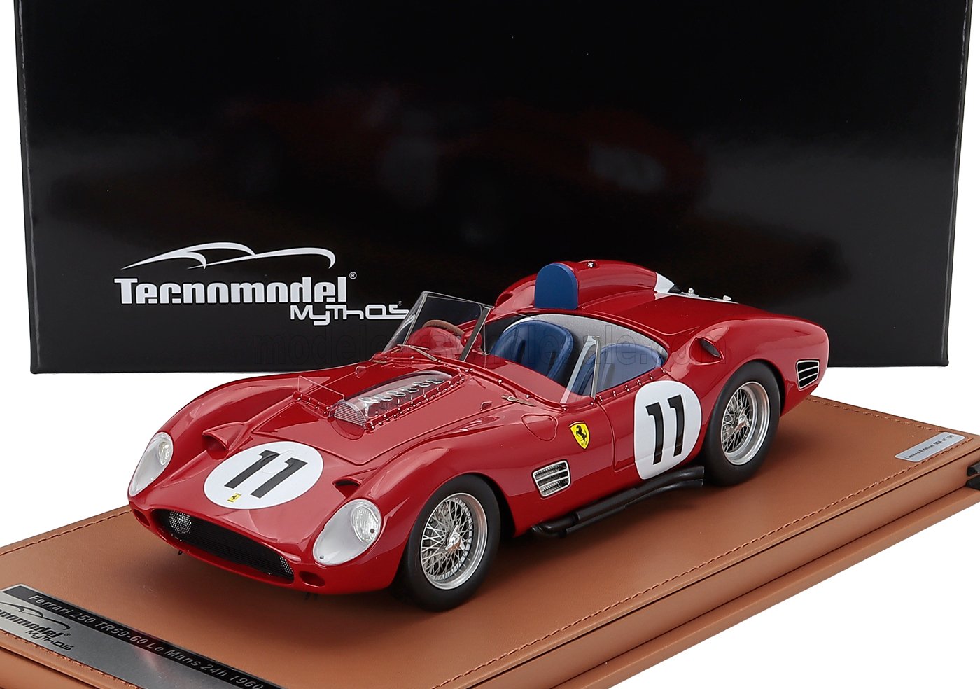 1:18 FERRARI 250tr Testarossa 3.0l V12 Spider Team Scuderia Ferrari Spa №11 Winner 24h Le Mans Paul Frere - Olivier Gendebien (1960), Red - TM18-261B