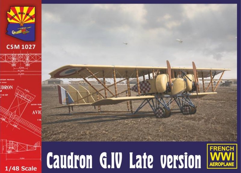 1:48 Сборная модель Caudron G.IV Late version - K1027