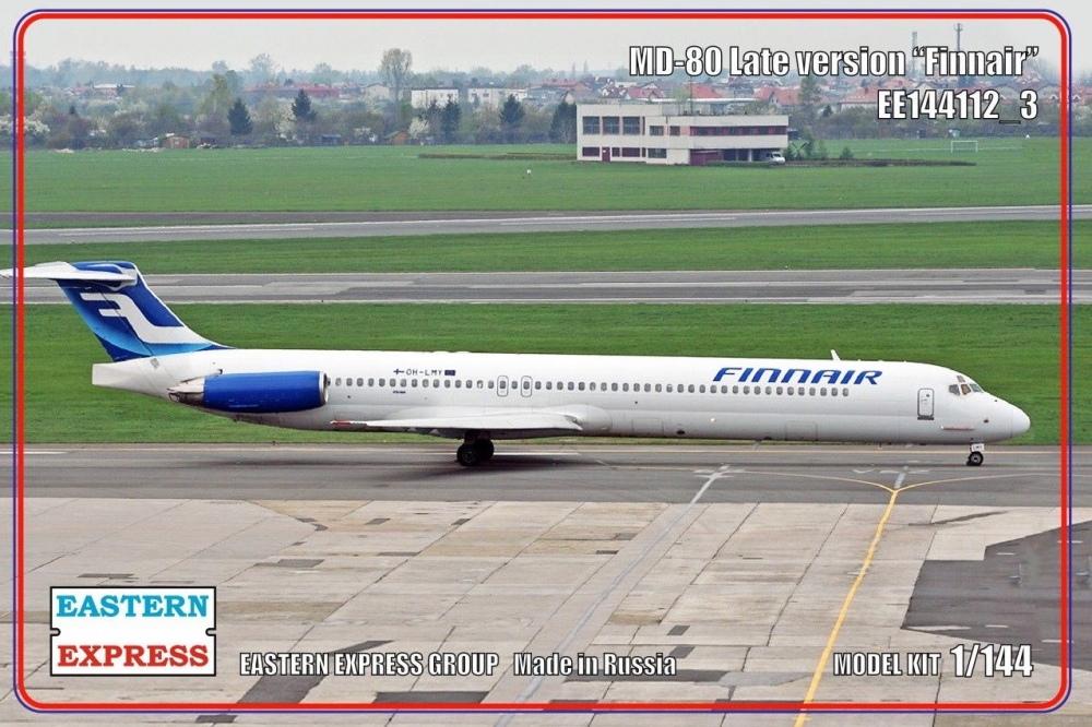 1:144 Сборная модель Авиалайнер MD-80 поздний Finnair (Limited Edision) - 144112-3