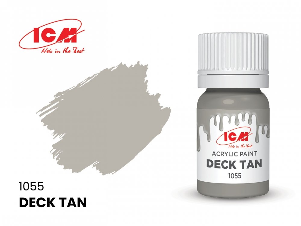 Краска для творчества, 12 мл, цвет Палубный(Deck Tan) - C1055