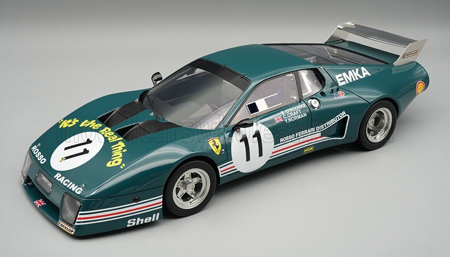 1:18 FERRARI 512BB LM 4.9L Team Rosso Racing №11 6h Silverstone 1980 Steve O'Rourke - Chris Craft - Vic Norman - TM18-409F