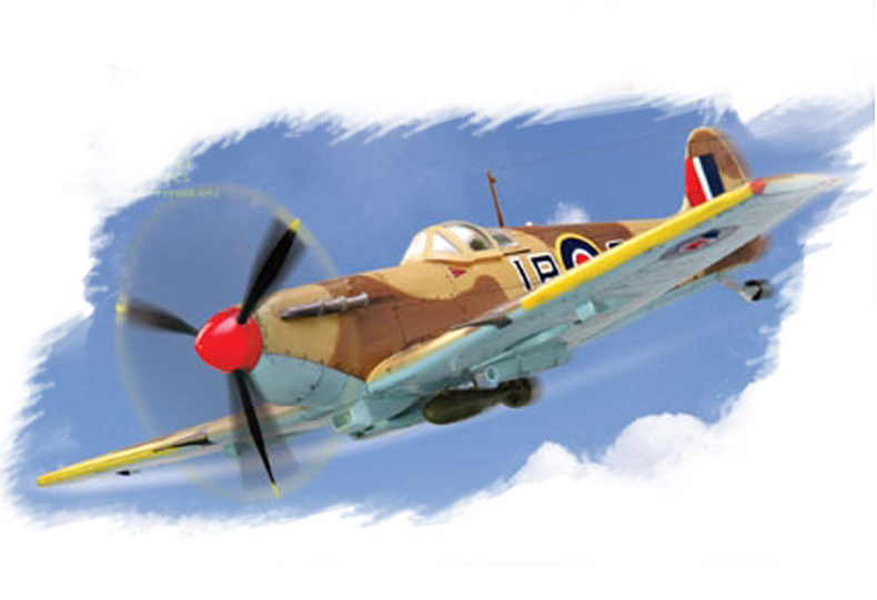 1:72 Сборная модель Spitfire Mk Vb/Trop with Aboukir Filter Easy Assembly - 80214