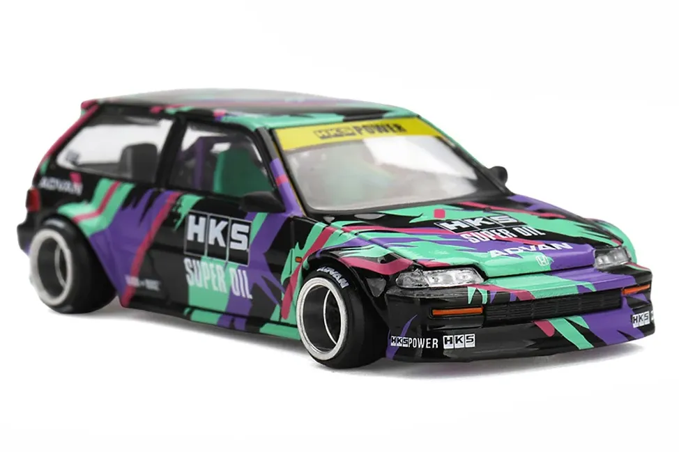 1:64 HONDA Civic (EF) Kaido Works *HKS* (1987) - KHMG303