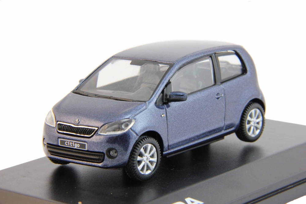1:43 SKODA Citigo 3D (2012), night blue metallic - 021KL