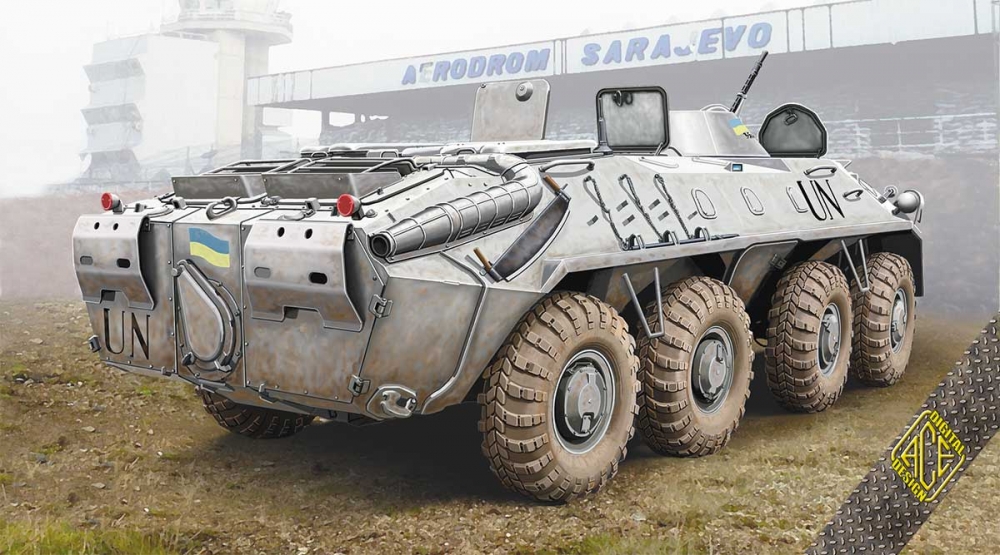 1:72 Сборная модель БТР-70 (позднего выпуска) - 72166