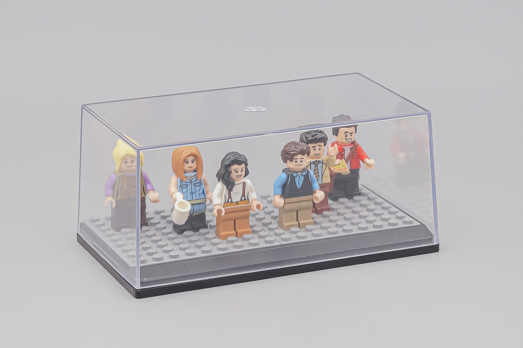 Бокс черный подиум + LEGO серый - SB015