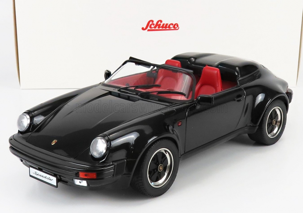 1:12 PORSCHE 911 Speedster Cabriolet Open 1989, Black - 450670600