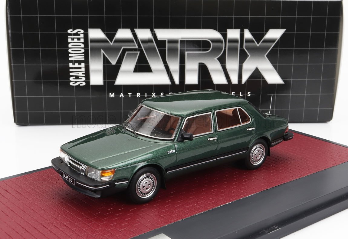 1:43 SAAB 900 Cd Turbo (1986), Green Met - MX41801-053