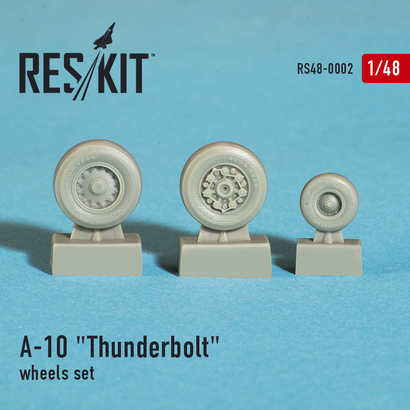 1:48 A-10 Thunderbolt II wheels set - RS48-0002