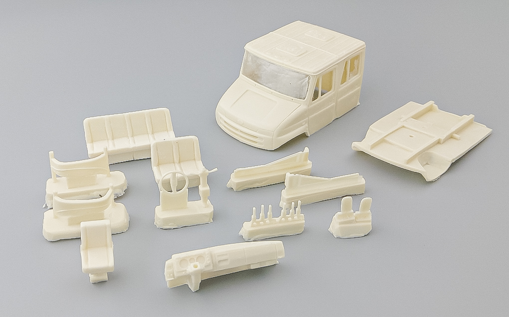 1:43 Набор для конверсии Двойная кабина ЗИЛ Бычок (рестайлинг)