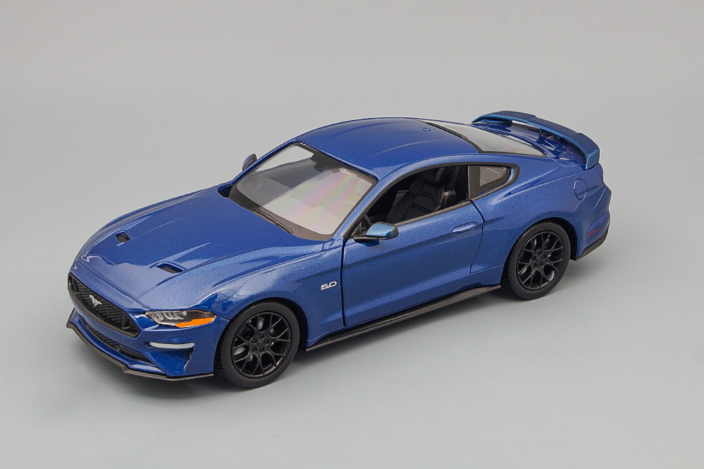 1:24 FORD Mustang GT (2018), blue - 79352
