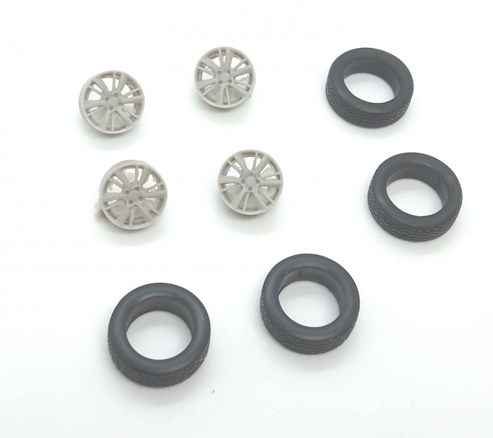 1:43 Набор колес Волжский автомобиль (Вариант 4) - SG043