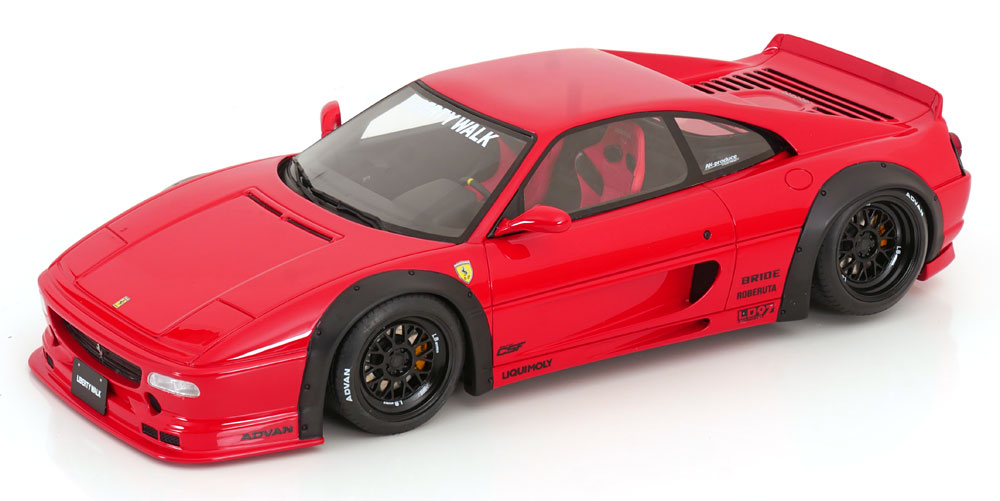 1:18 FERRARI F355 GTS RWB Liberty Walk (2023), red black - GT468