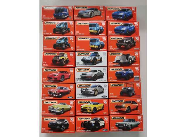 1:64 Matchbox Power Grabs, ассортимент 979N, 48 моделей - DNK70-979N~48