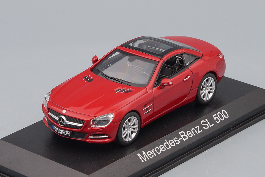 1:43 MERCEDES-BENZ SL500 Cabriolet (R231) 2012, Red metallic - 351340