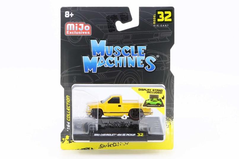 1:64 CHEVROLET 454 SS Pick-Up (1993), yellow - 15572YL-MJ