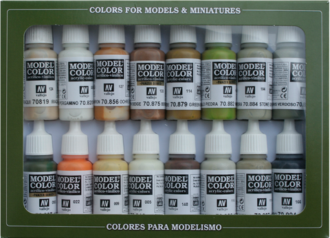 Набор Model Color ЗЕМЛИ 16цв. - 70141