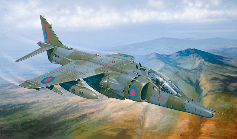 1:72 Сборная модель Самолет HARRIER GR.3 'Falkland' - 1278ИТ-X1
