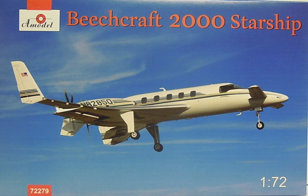 1:72 Сборная модель Американский пассажирский самолет Beechcraft 2000 starship - 72279