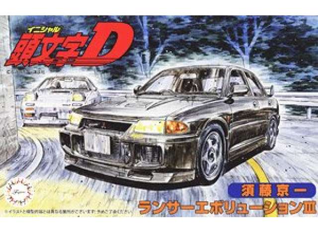 1:24 Сборная модель Mitsubishi Lancer Evolution III *Kyoichi Sudo* - 183824