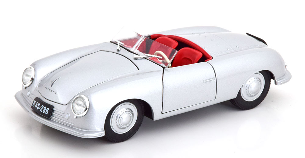 1:24 PORSCHE 356 No 1 Roadster (1948), silver - MAP02435618